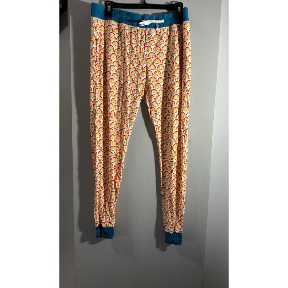 Little Sleepies pajama jogger pants cartoon rainbows‎ large